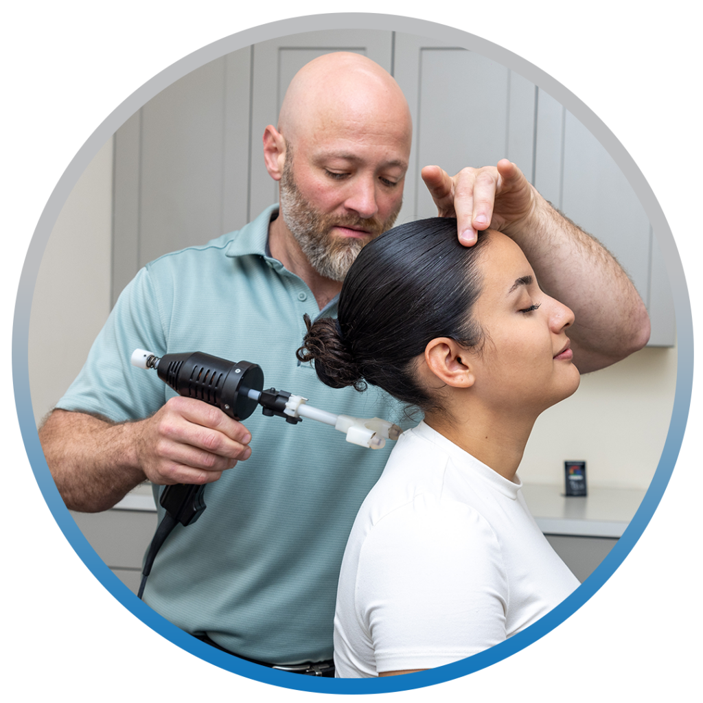 dr Chludzinski neck pain adjustment